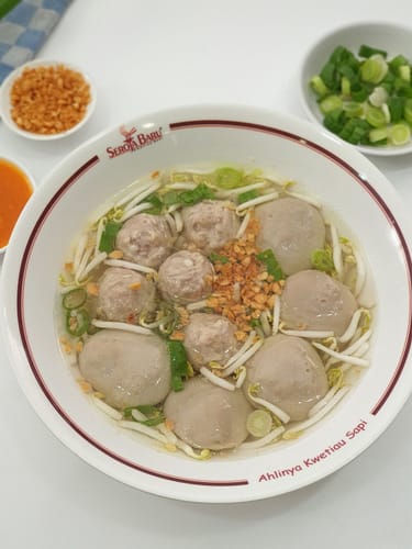 Bakso Sapi Campur (Gepeng 5pcs + Urat 5pcs)