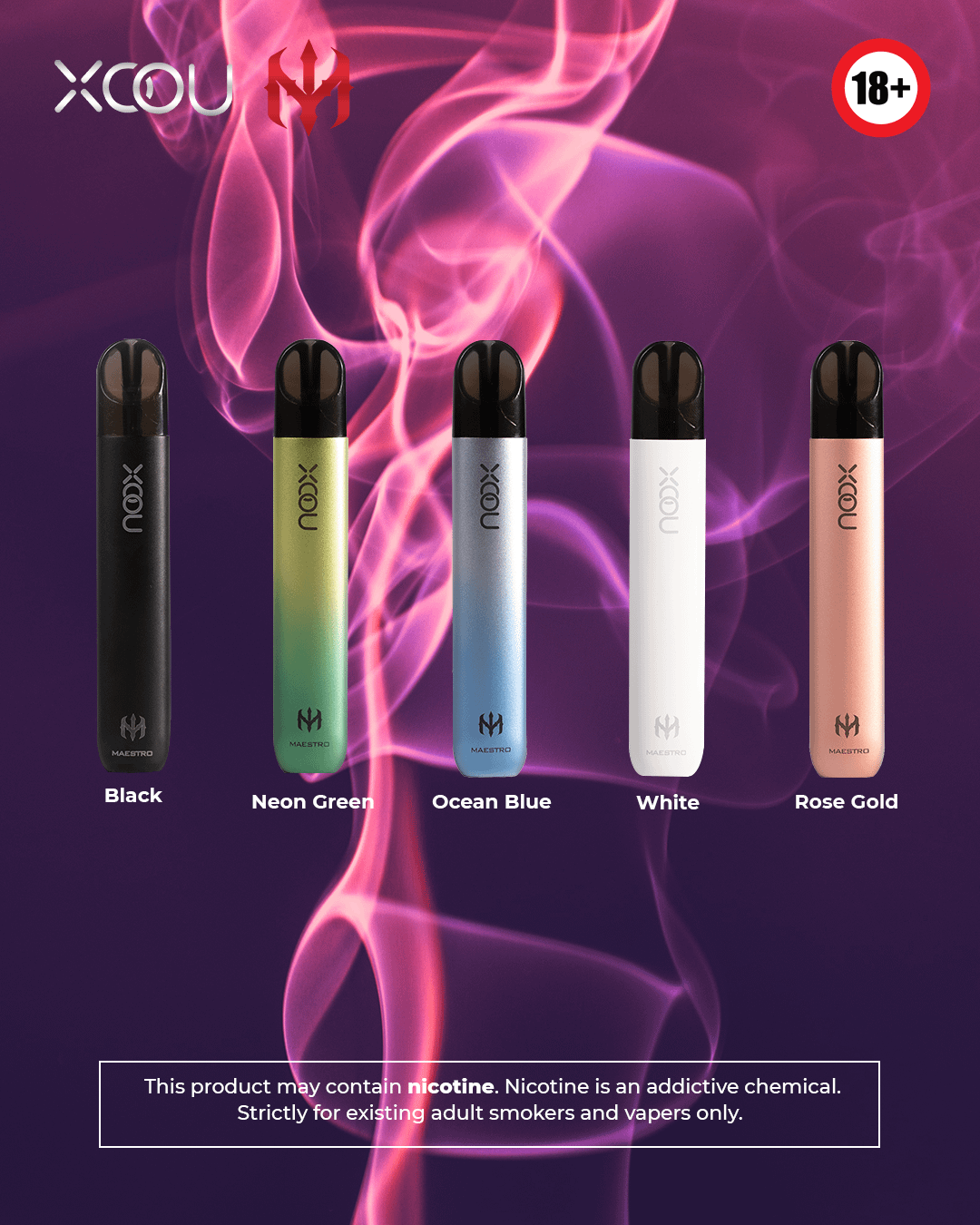 XOOU Vape Pods E-Cigarette Disposable Vape